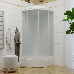 Triton Душевая кабина Риф В 100x100 с крышей – фотография-3